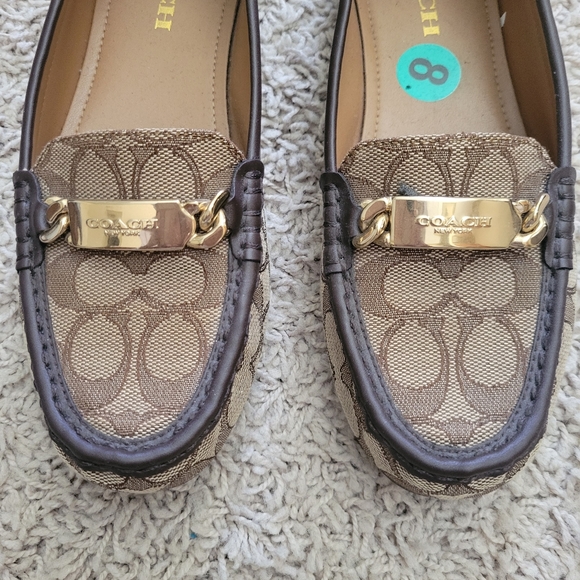Coach Signature Olive Loafers - Picture 2 of 7